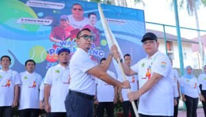 Pj Wali Kota Palembang Resmi Buka Kejuaraan Walikota Palembang Open Tennis Tournament 2024