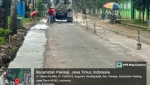 Antisipasi Kemacetan, DPUBM Kabupaten Malang Kerjakan Pelebaran Jalan Alternatif Kendalpayak – Genengan Pakisaji