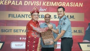 Kemenkumham Sumsel Sambut Kepala Divisi Keimigrasian Baru