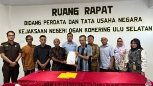Kajari Oku Selatan Berhasil Temukan Solusi Sengketa Tanah Waris Masyarakat Desa Tenang Kecamatan Kisam Tinggi