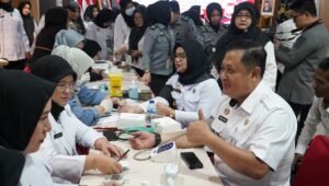 Kemenkumham Sumsel Gelar Donor Darah dan Pemeriksaan Kesehatan