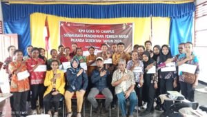 KPU Fakfak Goes to Campus, Ajak Mahasiswa Turut Berpartisipasi Dalam Pilkada 2024