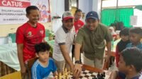 Kadispora Tulungagung Buka Kejuaraan Catur Antar Pelajar di SMP Negeri 1 Kedungwaru