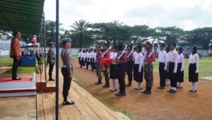 Kodim 1206/Putussibau Berpartisipasi Dalam Gladi Bersih Upacara Kemerdekaan RI ke – 79 di Kapuas Hulu