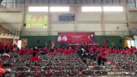 Para Kader PDI Perjuangan Tinggalkan Acara saat Bakal Cabup Tulungagung Maryoto Birowo Berikan Sambutan
