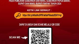 KPU Umumkan DPS Dalam Pemilihan Gubernur dan Wakil Gubernur Papua Barat, Bupati dan Wakil Bupati Fakfak 2024