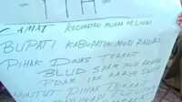 Warga dan Santri Ponpes Darussalamah Marga Sakti Mengeluh Akibat Krisis Air PAM