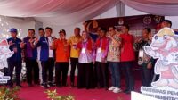Hj. Ratna Machmud-H. Suprayino Resmi Mendaftar ke KPU sebagai Calon Bupati dan Wakil Bupati Musi Rawas