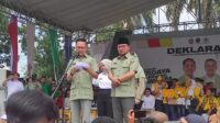 Ribuan Pendukung Padati Kambang Iwak, RD-PS Deklarasi Maju Pilkada Palembang