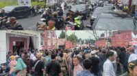 Pendaftaran Paslon Bupati OKU Selatan Abusama-H. Misnadi berlangsung Meriah 