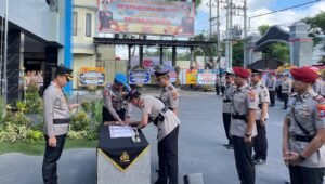 Pimpin Sertijab PJU dan Kapolsek Jajaran, Kapolres Tulungagung: Turn Of Duty untuk Peningkatan Kualitas SDM Personel