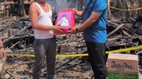 Dinas Sosial Kabupaten Musi Rawas Berikan Bantuan untuk Korban Kebakaran di Muara Kati Baru 1