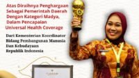 Komitmen Hadirkan Layanan Kesehatan Gratis, Pemkab Mamuju Dua Kali Terima Penghargaan UHC Award