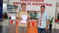 Cari Keadilan Dibulan Kemerdekaan, Erisusanto Laporkan Bupati Majene ke Ombudsman RI di Jakarta
