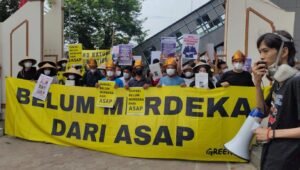 12 Warga Datangi PN Palembang Daftarkan Gugatan 3 Perusahaan Penyebab Kabut Asap di Sumsel