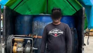 Sat Reskrim Polres Kapuas Hulu Gagalkan Penyelundupan 2.200 Liter Solar Subsidi