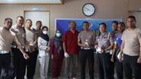 Satlantas Polres Fakfak Gelar Donor Darah Sambut HUT Polisi Lalu Lintas