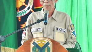 Wabup Batanghari Kukuhkan 90 Anggota Satlinmas Kecamatan Mersam