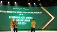 Dishub Kota Malang Raih Penghargaan WTN 2024 Kategori Kota Besar