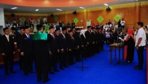 Anggota DPRK Aceh Tamiang Priode 2024-2029 di Lantik dan di Sumpah