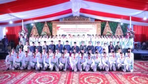 Pj Wali Kota Palembang Resmi Kukuhkan 64 Anggota Paskibraka