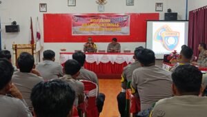 Binteknis, Bhabinkamtibmas Polres Kapuas Hulu Untuk Memetakan Indikasi Golput