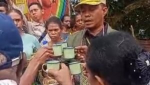 Bupati Fakfak Bareng Wakil Bupati Launcing Kampung Persiapan Wenatir di Distrik Fakfak Timur Tengah