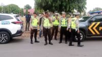 Kapolsek Prabumulih Timur Pimpin Pengamanan Pendaratan Helikopter Herman Deru