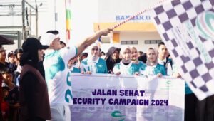 HARHUBNAS, Wakil Bupati Kapuas Hulu Ikut Jalan Sehat Security Campaign 2024