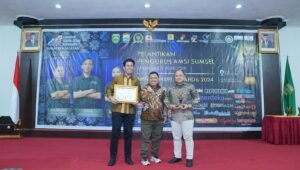 AMSI Sumsel Beri Anugerah Penghargaan CSR Terbaik kepada PLN UID S2JB
