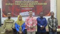 KPU Tetapkan Dua Pasangan Calon Bertarung di Pilkada Fakfak 2024 