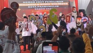 Pengundian Nomor Paslon Cawako dan Cawawako Prabumulih