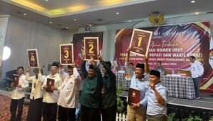 KPU Gelar Rapat Pleno Terbuka Pengundian Nomor Urut Pilkada Tulungagung 2024