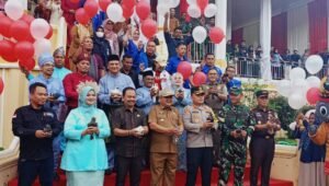 Pelepasan Burung Merpati dan Balon, Jadi Warna Deklarasi Kampanye Damai di Aceh Tamiang