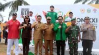 PON XXI Aceh-Sumut di Sergai, Bupati dan Wabup Serahkan Medali Pemenang Balap Sepeda ITT