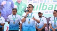 Sambut HUT Sulbar Dua Dekade , Bersama PT PLN, Sekprov Lepas dan Sambut Peserta Fun Run 4 KM