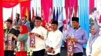 KPUD Pagar Alam Undi Nomor Urut Paslon Pilkada