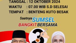 Senam Sehat Bersama MATAHATI, Kembalikan Kejayaan Sriwijaya