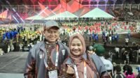 Pj Gubernur Elen Setiadi Bersama Pj Ketua TP PKK Sumsel Hadiri Pembukaan PON XXI Aceh-Sumut