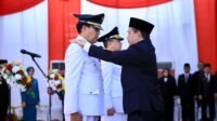 Pj Gubernur Elen Setiadi Lantik Nelson Firdaus Bersama Koimudin Sebagai  Pj Wali Kota Pagar Alam dan Pj Wali Kota Lubuk Linggau