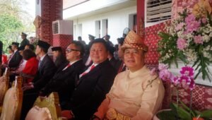 Kadivpas Kemenkumham Sumsel Hadiri Upacara Detik-Detik Proklamasi Kemerdekaan RI di Griya Agung