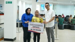 BRI KC Prabumulih Berikan Bantuan Nasabah Meninggal Dunia