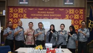 Kemenkumham Sumsel Lakukan Evaluasi Birokrasi pada UPT Palembang
