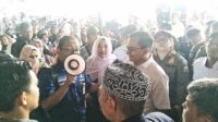 Ribuan Pedagang Pasar 16 Ilir Hadang PT BCR Masuk ke Gedung