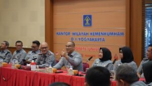 Kolaborasi Tingkatkan Implementasi RB dan SAKIP, Kemenkumham Sumsel Lakukan Studi Tiru Ke Kemenkumham DIY
