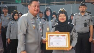 Jadi Pembina Apel Pagi, Kadiv Pemsyarakatan Sampaikan Pengalaman Studi Tiru