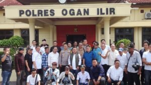 Desak 3×24 Jam Pelaku Pembunuhan Yongki Ditangkap, Puluhan Aktivis Datangi Polres Ogan Ilir