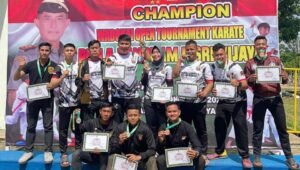 Mantap! Kontingen Karate Polda Sumsel Raih Juara Umum Pertama di Piala Pangdam II/Sriwijaya
