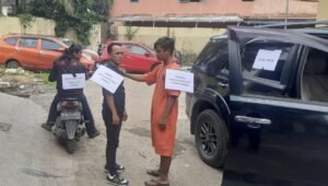 Pembunuhan Sopir Asal Lampung Rekontruksi Petugas