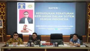 Kanwil Kemenkumham Sumsel Gelar Pendalaman Materi Perancang Perda dan Perancangan Peraturan Daerah